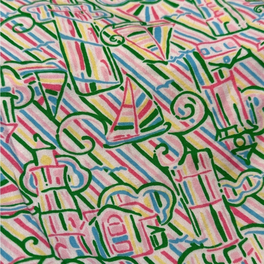 Lilly Pulitzer Women's Sz 10 Boats & Lighthouses Shorts Front‎ & Back Pockets - Picture 2 of 8